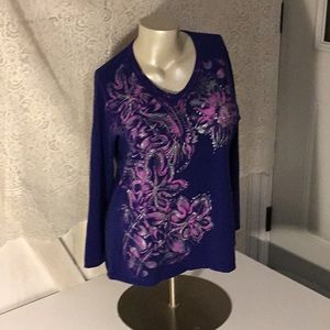 Just my size, v neck long sleeve tee.